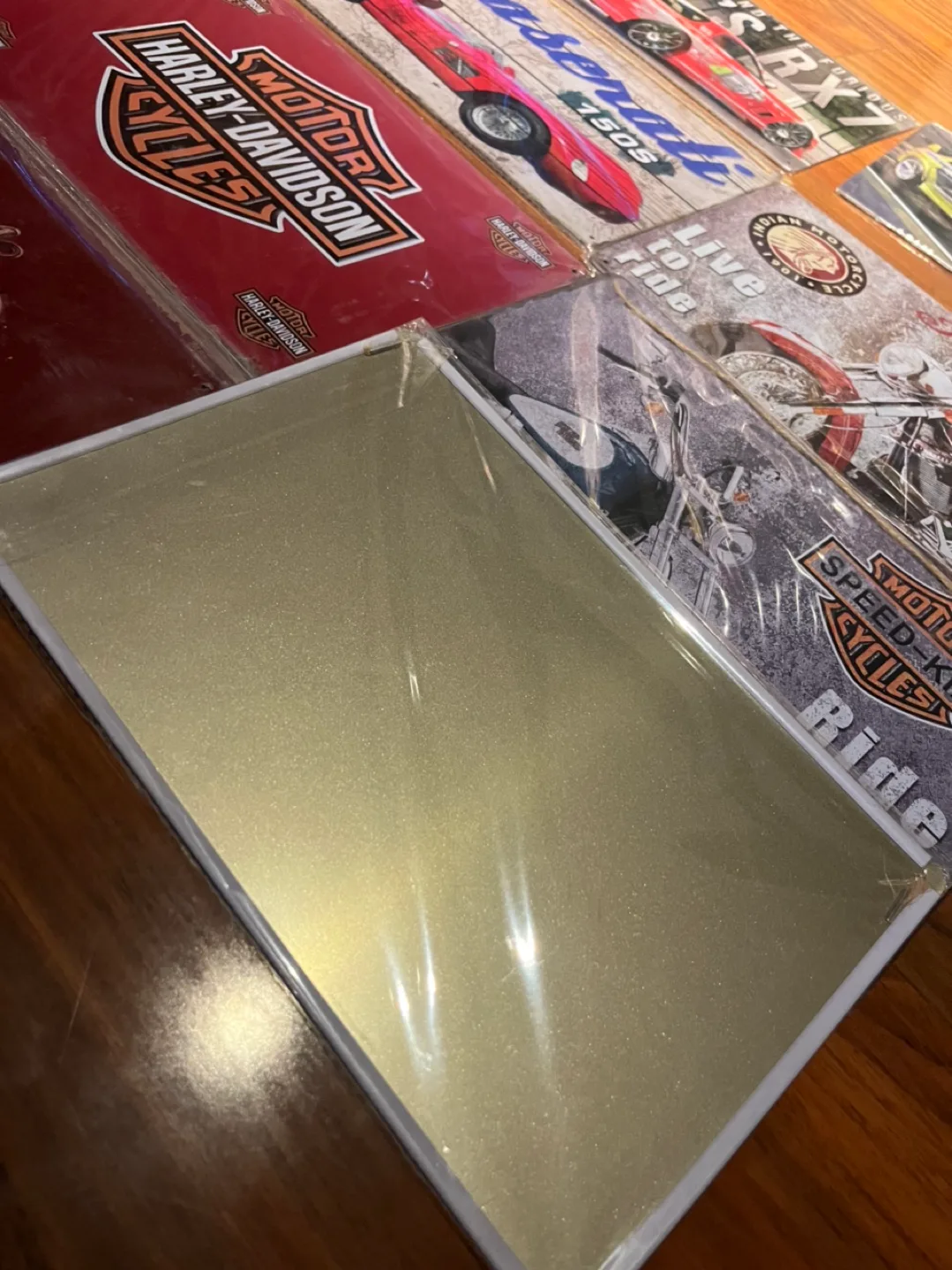 Metal sign ( 8x12 inches ) image indicator(4)