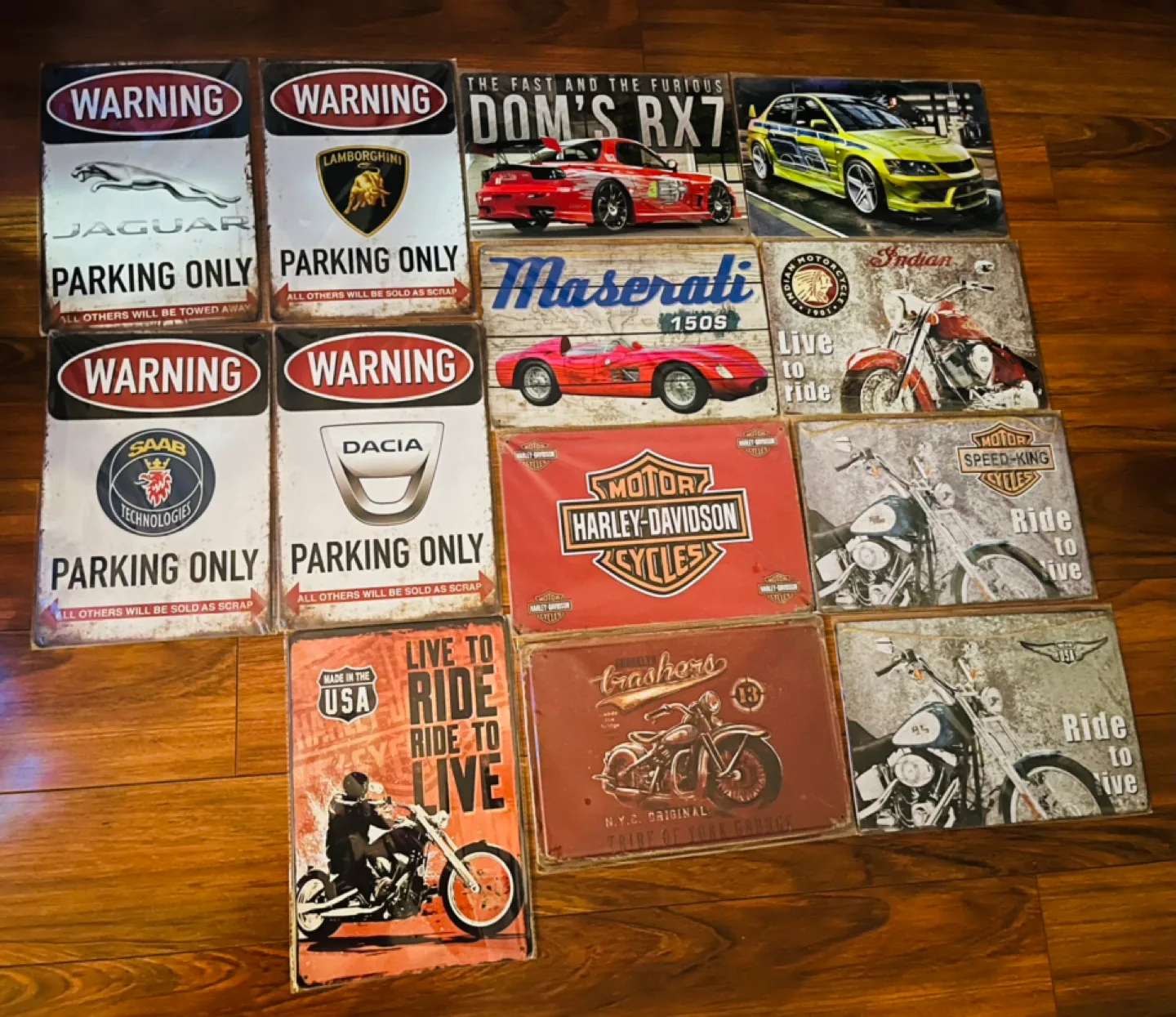 Metal sign ( 8x12 inches ) image indicator(3)