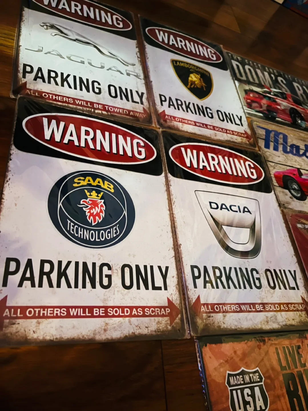 Metal sign ( 8x12 inches ) image indicator(10)