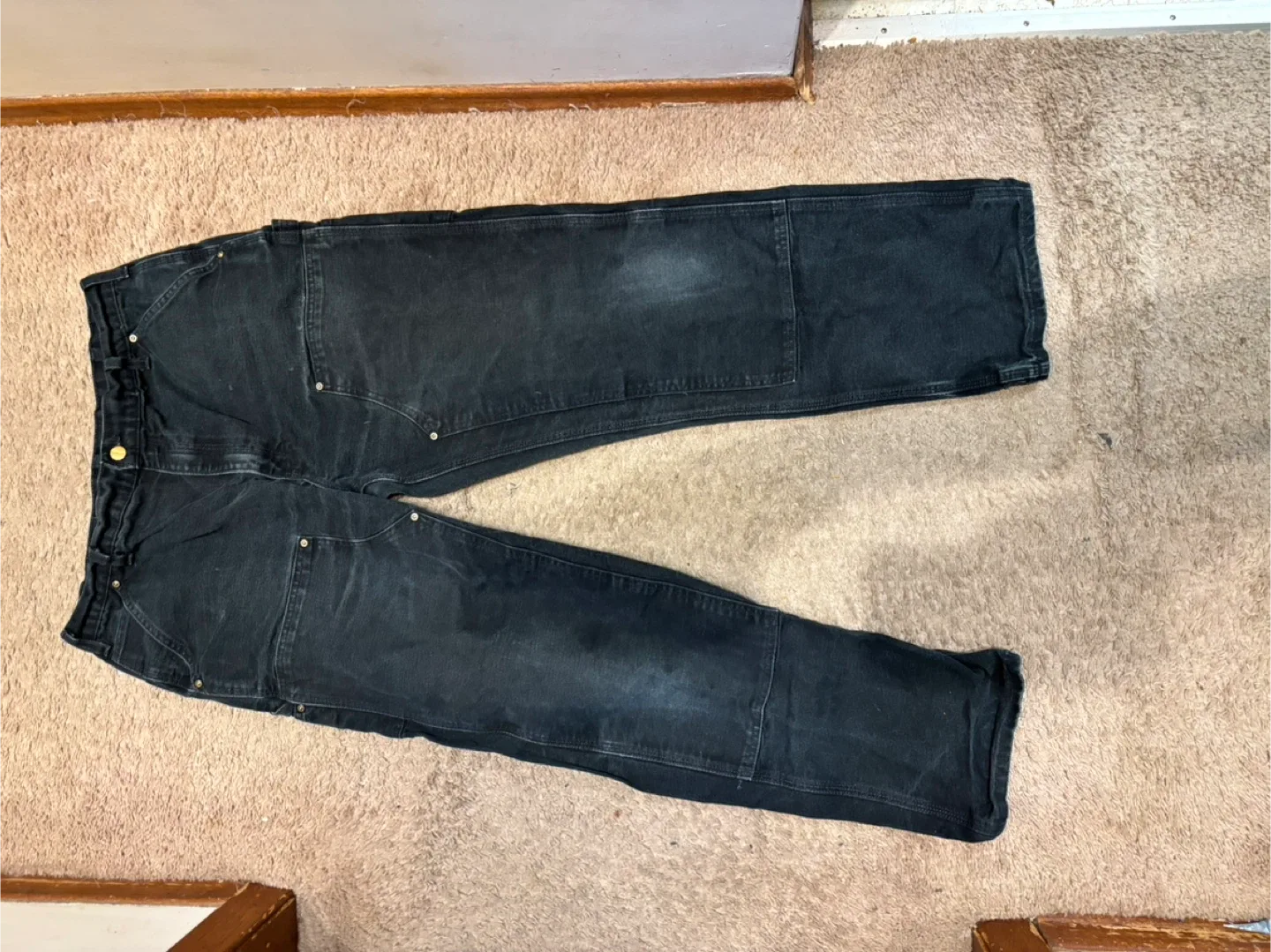 Carhartt Carpenters pants 38x34 good condition image indicator(2)