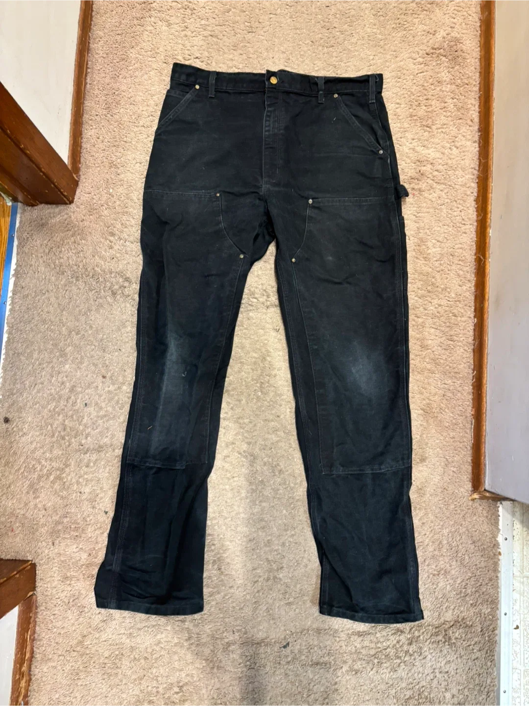 Carhartt Carpenters pants 38x34 good condition image indicator(6)