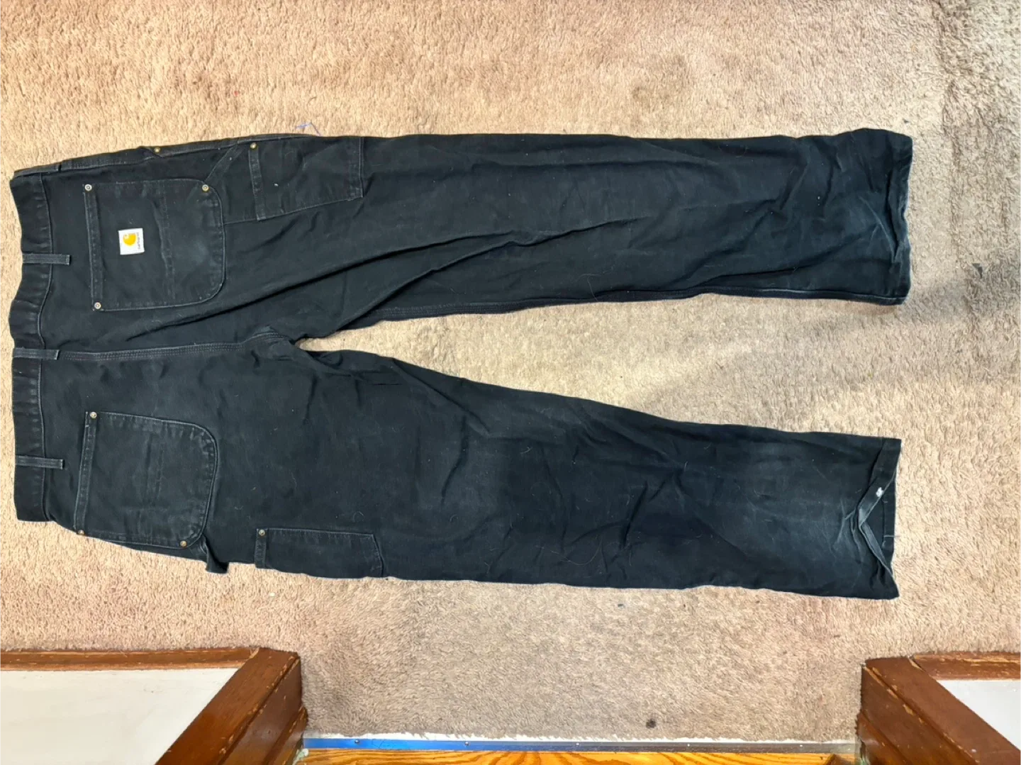 Carhartt Carpenters pants 38x34 good condition image indicator(7)