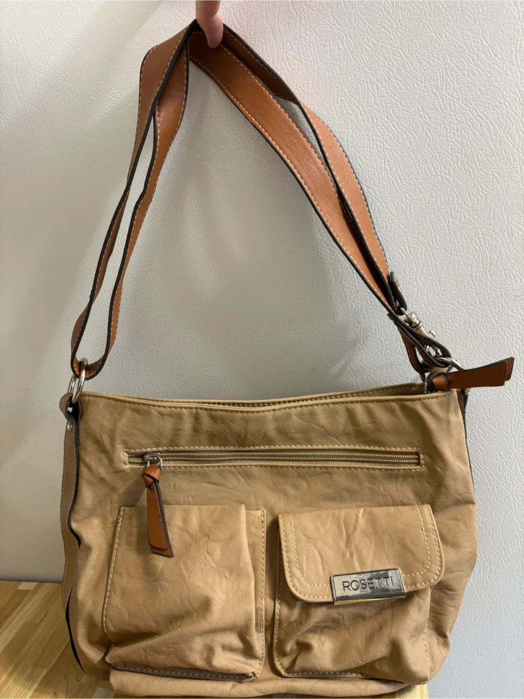 Rosetti Shoulder Bag - Beige