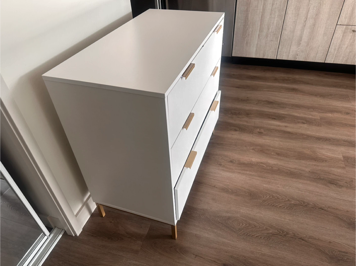 3-Drawer Dresser with Gold Accents - photo 2