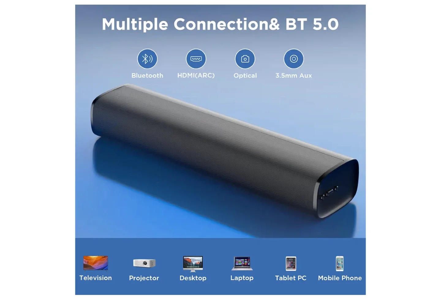 50W High-Quality Stereo Soundbar image indicator(5)