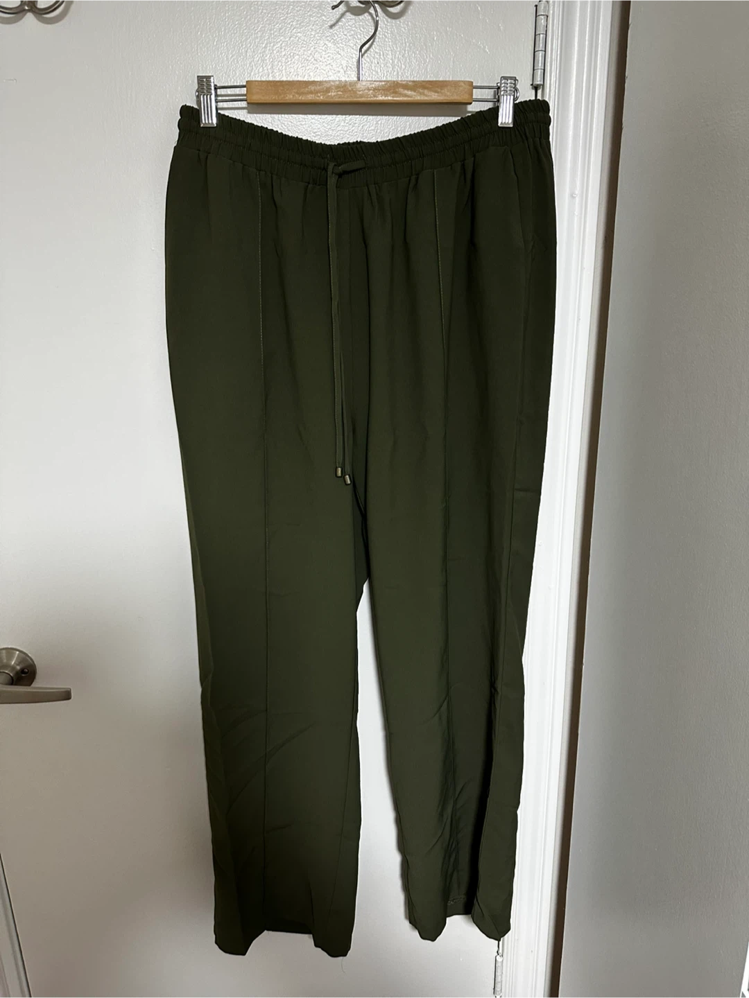 Flowy Olive Green Pants - photo 2
