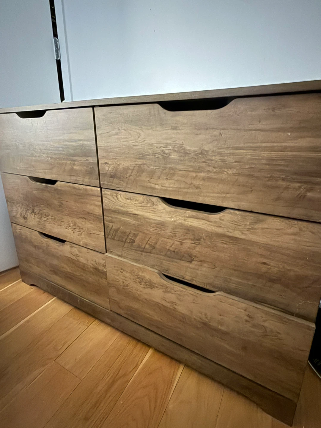 Wood 6-Drawer Dresser