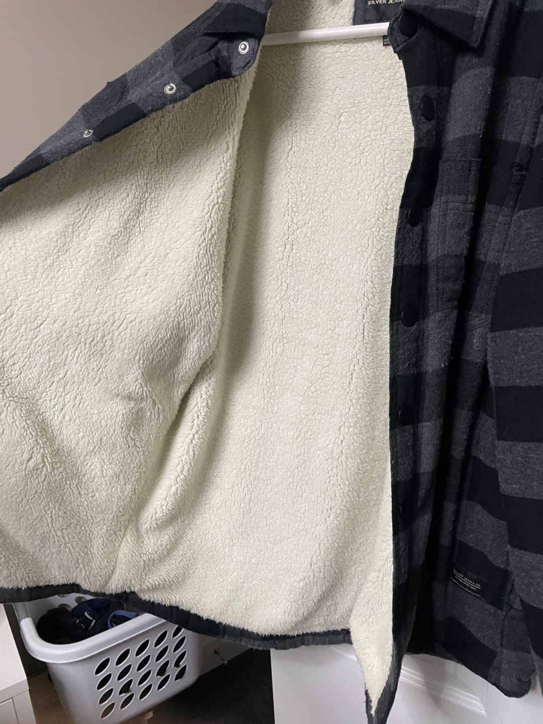 Silver Jeans Co. Plaid Sherpa-Lined Shirt Jacket - Men's - photo 2