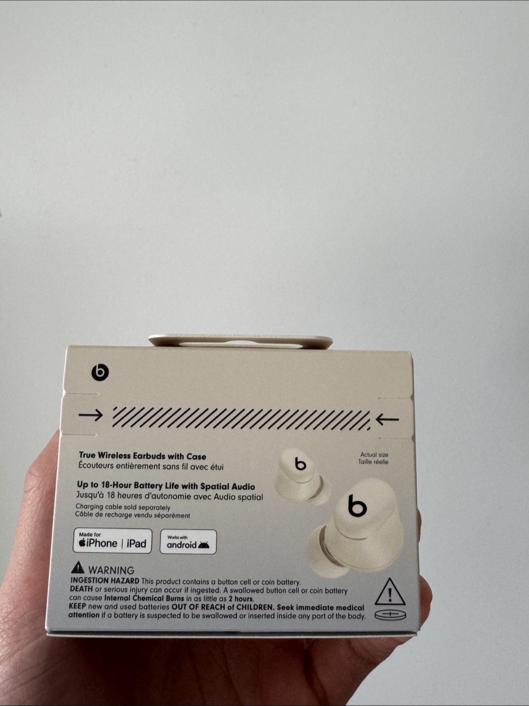 Beats Solo Buds wireless earbuds cream- NEW - photo 2
