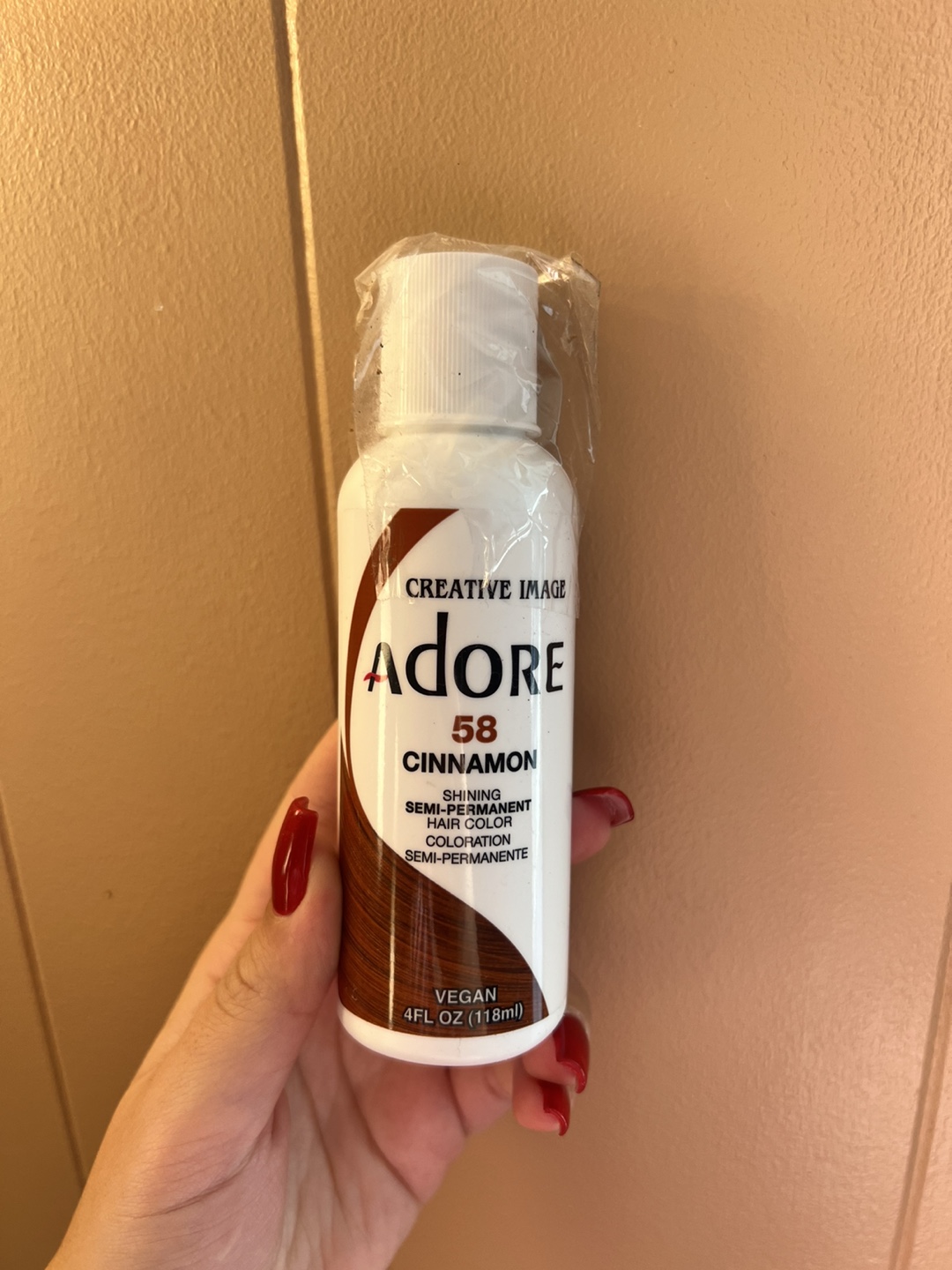 Adore 58 Cinnamon Shining Semi-Permanent Hair Color - photo 4