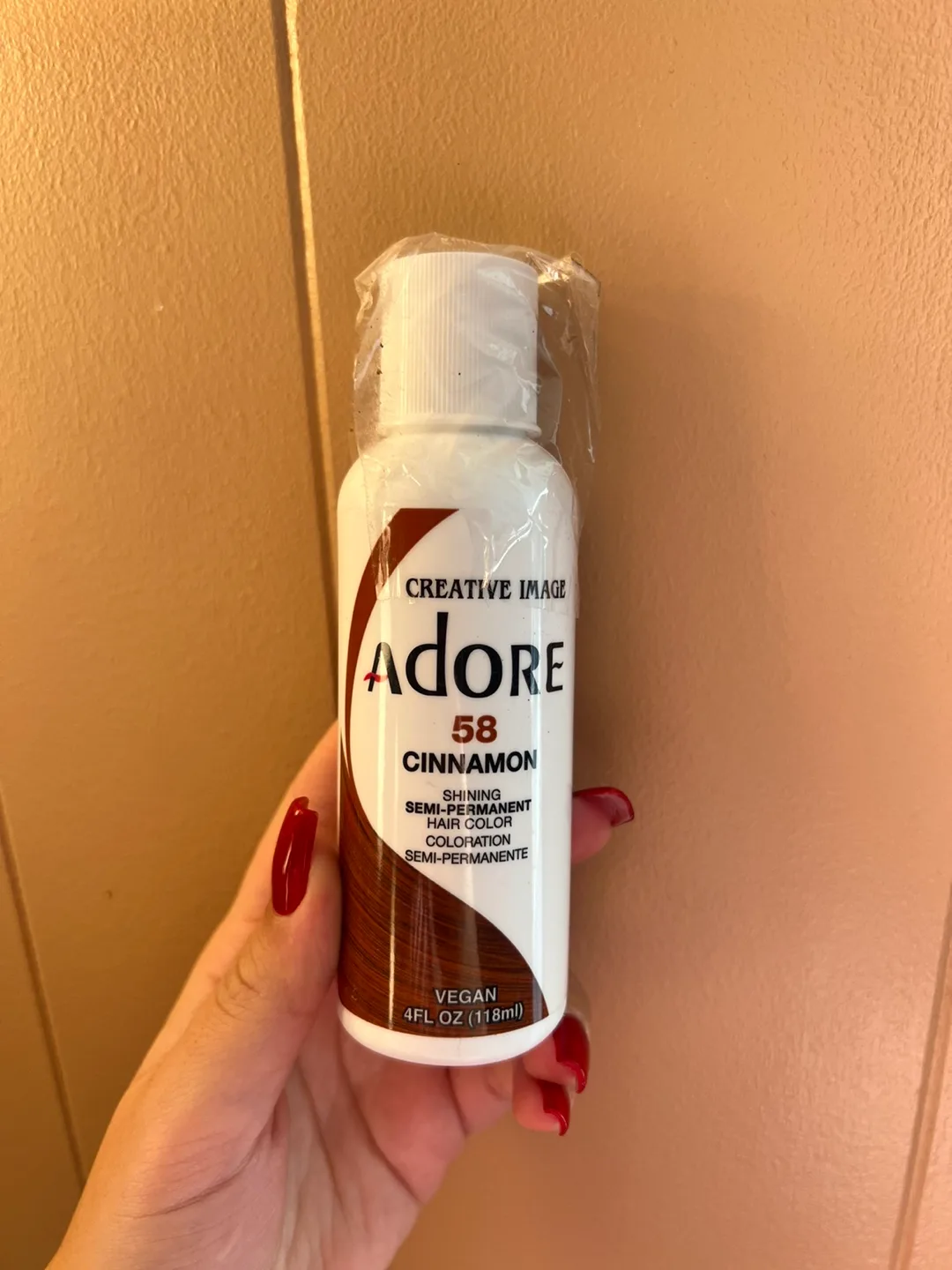 Adore 58 Cinnamon Shining Semi-Permanent Hair Color image indicator(4)