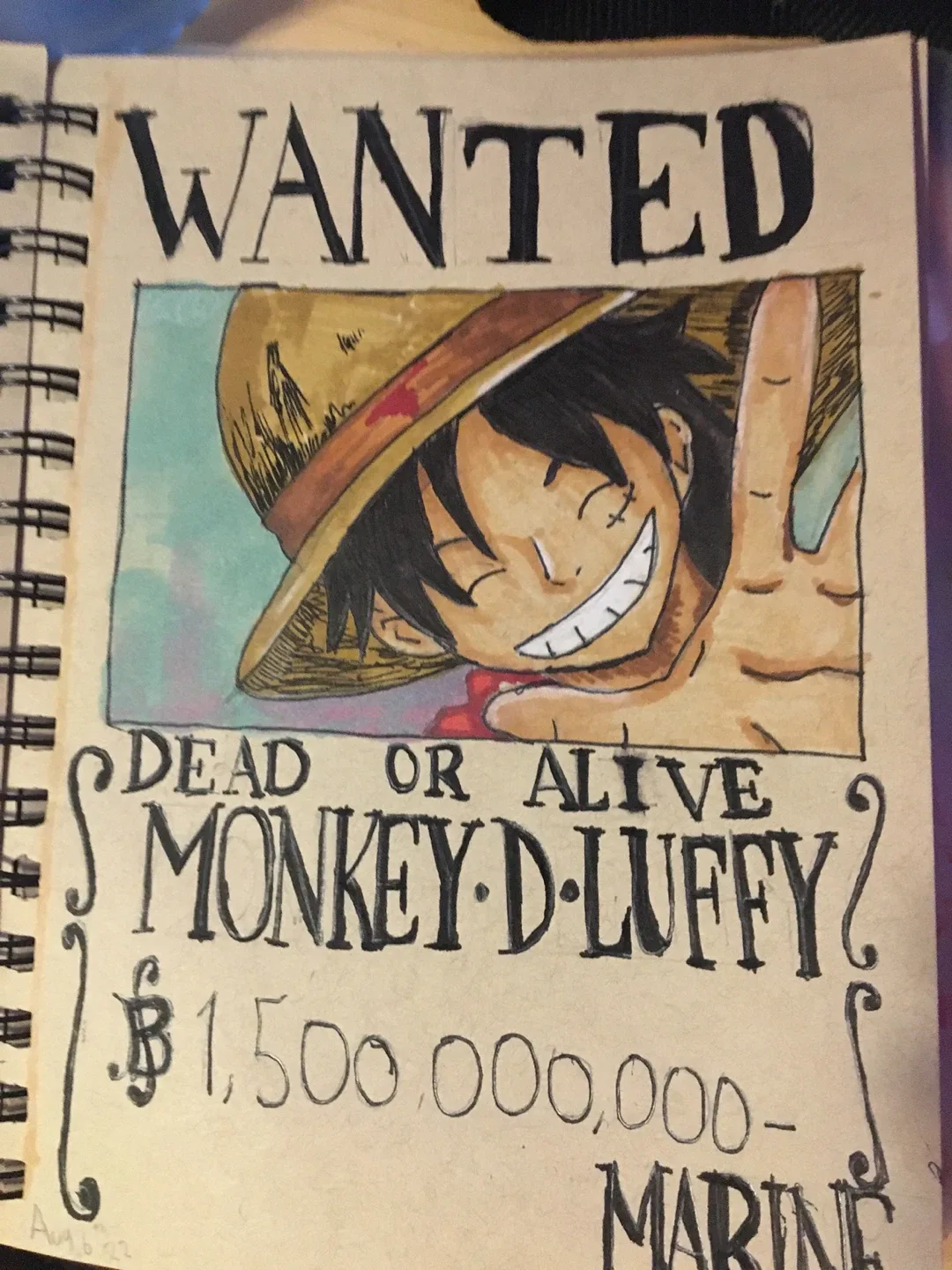 Wanted Posters From The Anime One piece image indicator(9)