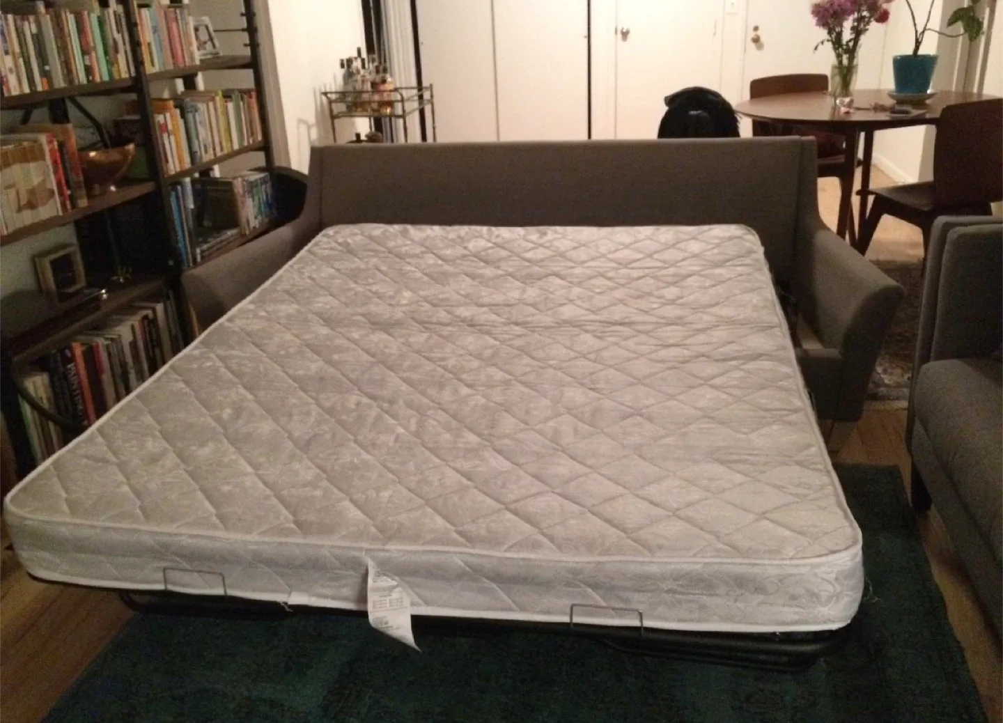 West Elm Sleeper Sofa - Blue image indicator(5)