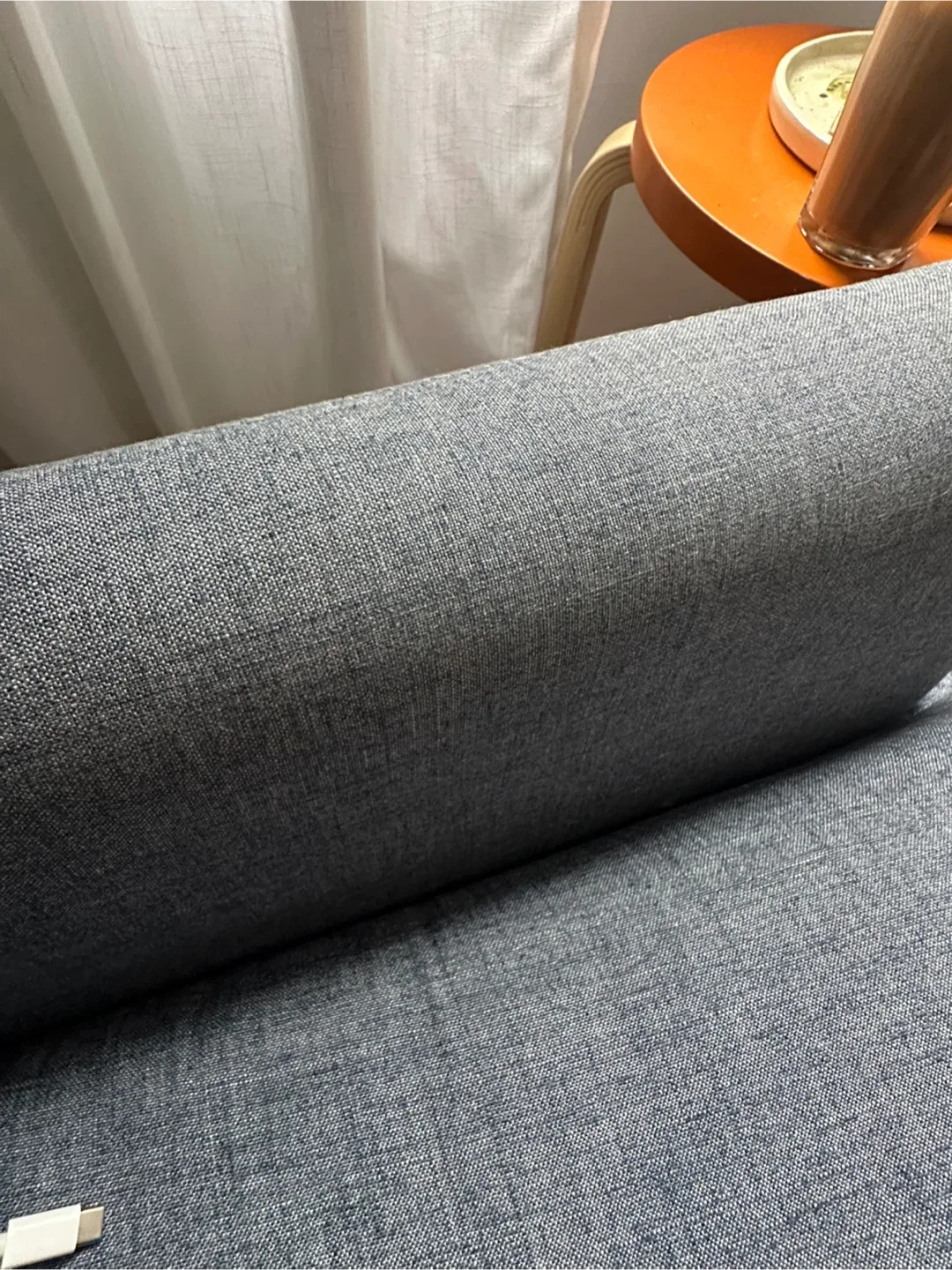 West Elm Sleeper Sofa - Blue image indicator(4)