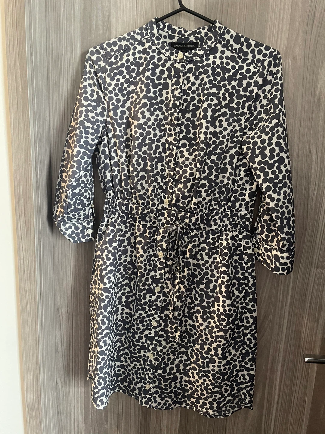 XS TP Banana Republic Dress - Black & White Pattern