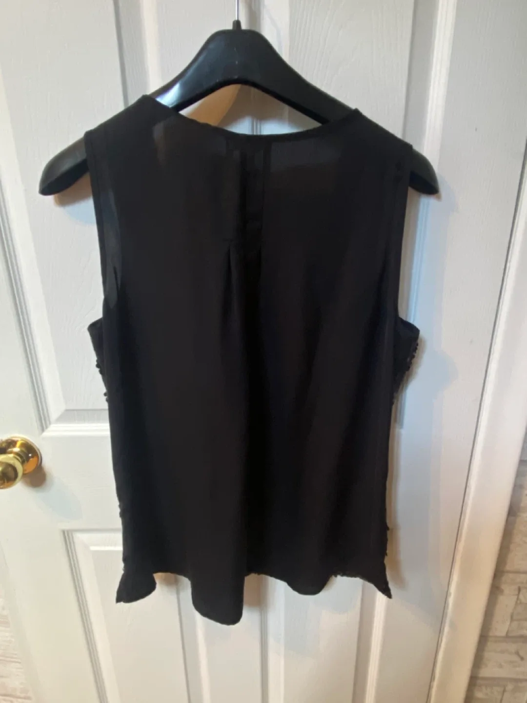 New! Ladies Black Sequin Sleeveless Top with tags! image indicator(4)