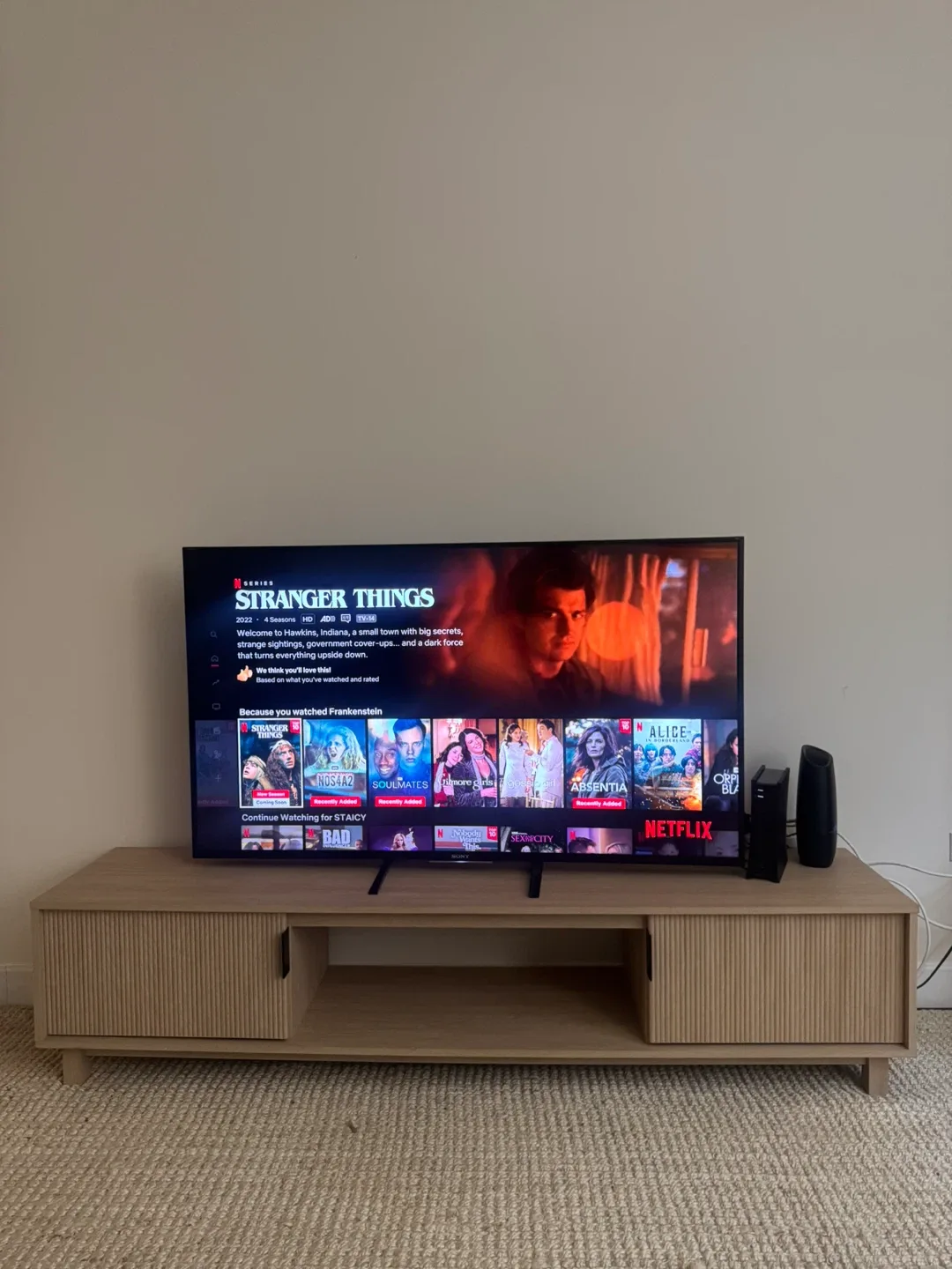 Modern Wood TV Stand