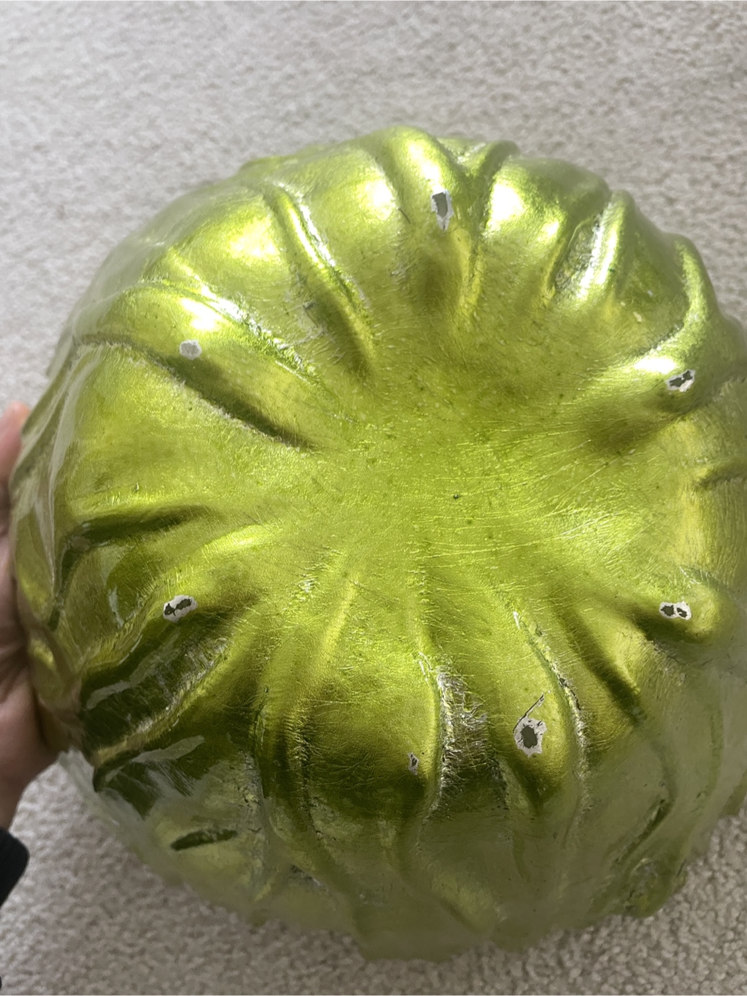 Golden Decorative Glass Bowl - photo 5