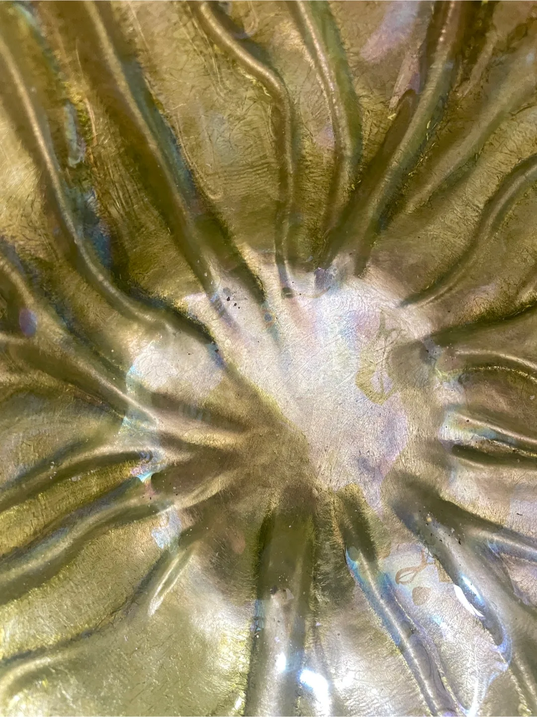 Golden Decorative Glass Bowl image indicator(4)