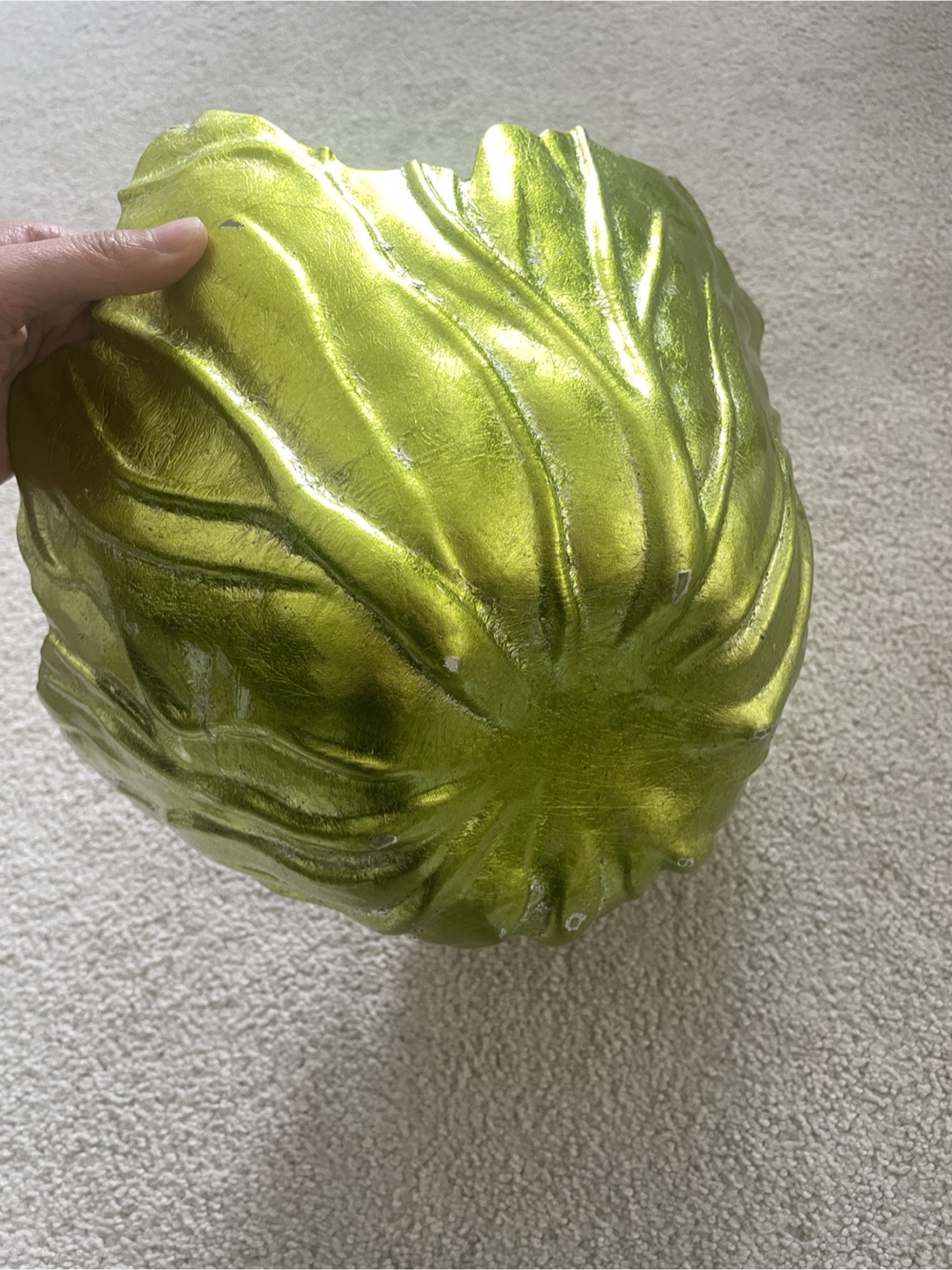 Golden Decorative Glass Bowl - photo 2