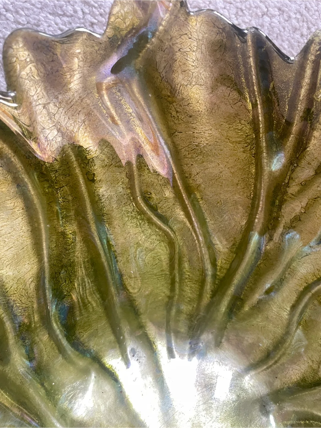 Golden Decorative Glass Bowl image indicator(3)