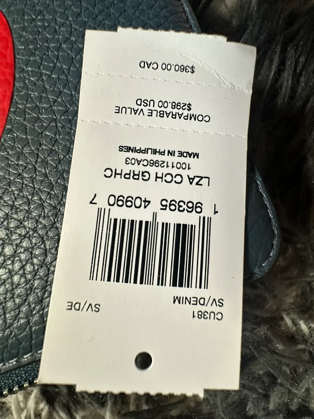 Coach LZA CCH GRPHC Denim Wallet image indicator(3)