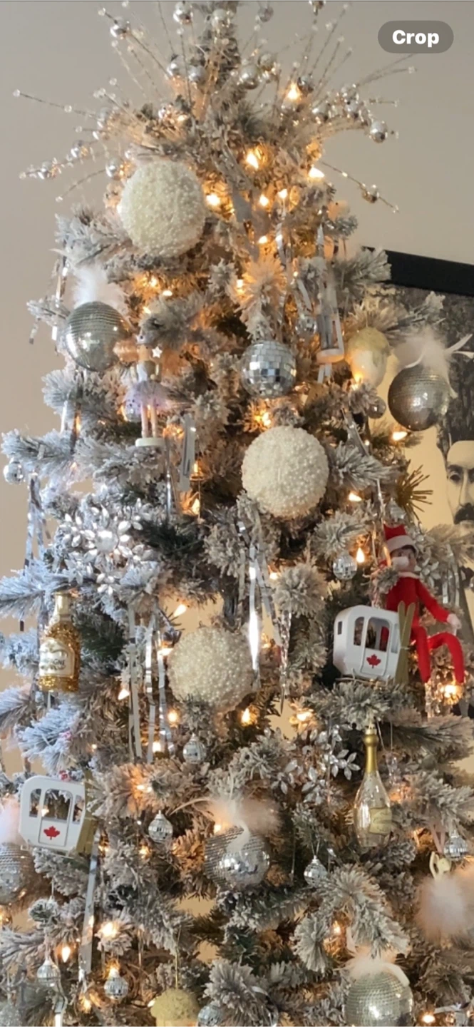 6ft Flocked Christmas 🎄PRE-lit - photo 2