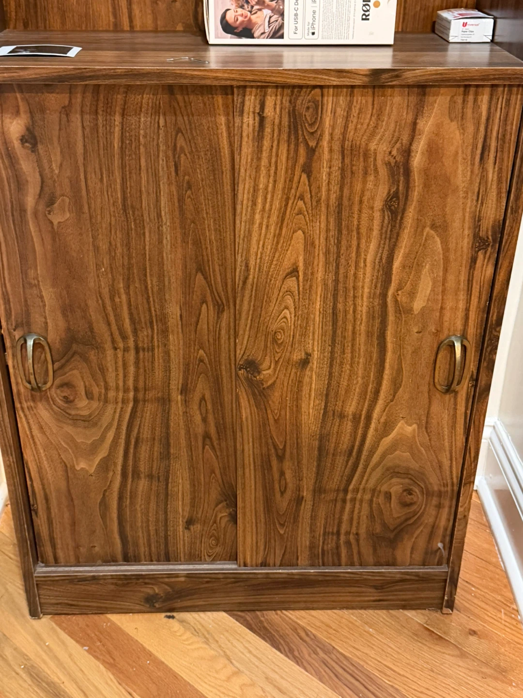 Wooden Bookcase with Cabinet - photo 4