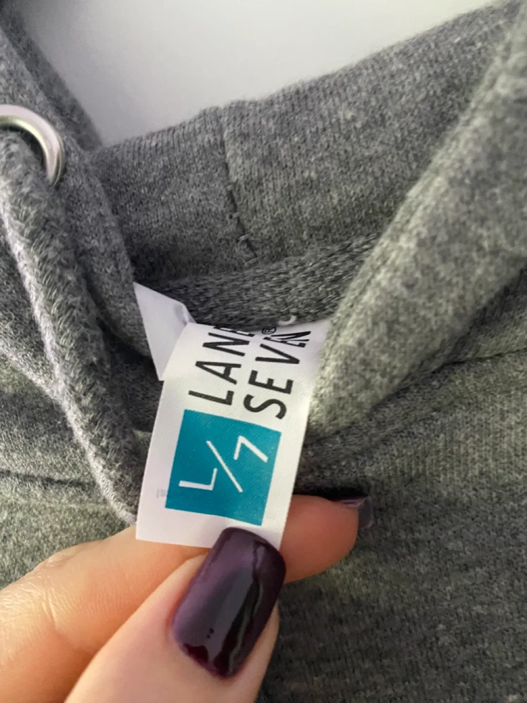 Nike x LAN/SEVEN Grey Hoodie image indicator(2)