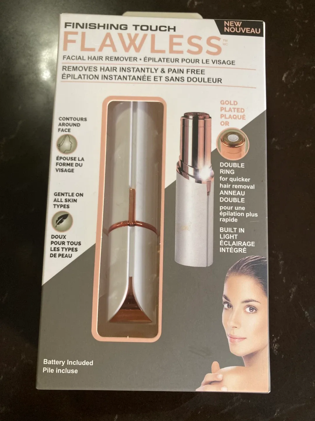 Finishing Touch Flawless Facial Hair Remover - New in Box!