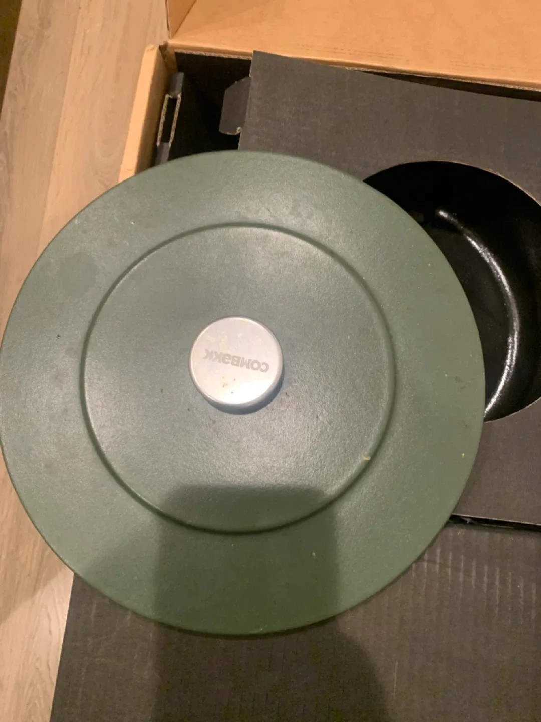Great Deal! Combekk Railway Dutch Oven - 28cm Green image indicator(5)