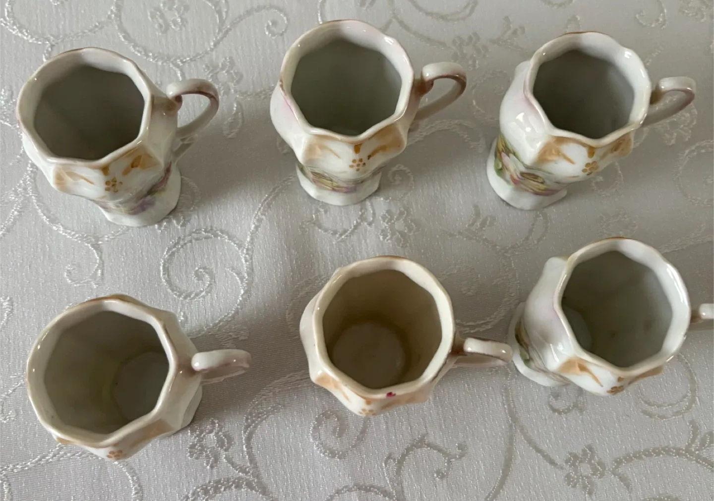 Antique Bavaria Floral Demitasse Cup & Saucer Set image indicator(4)