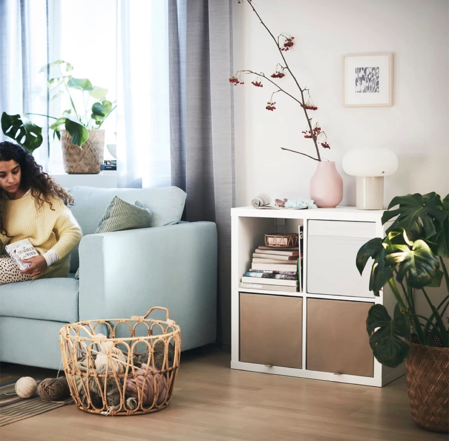 IKEA Kallax White Shelf Unit (2X2)
