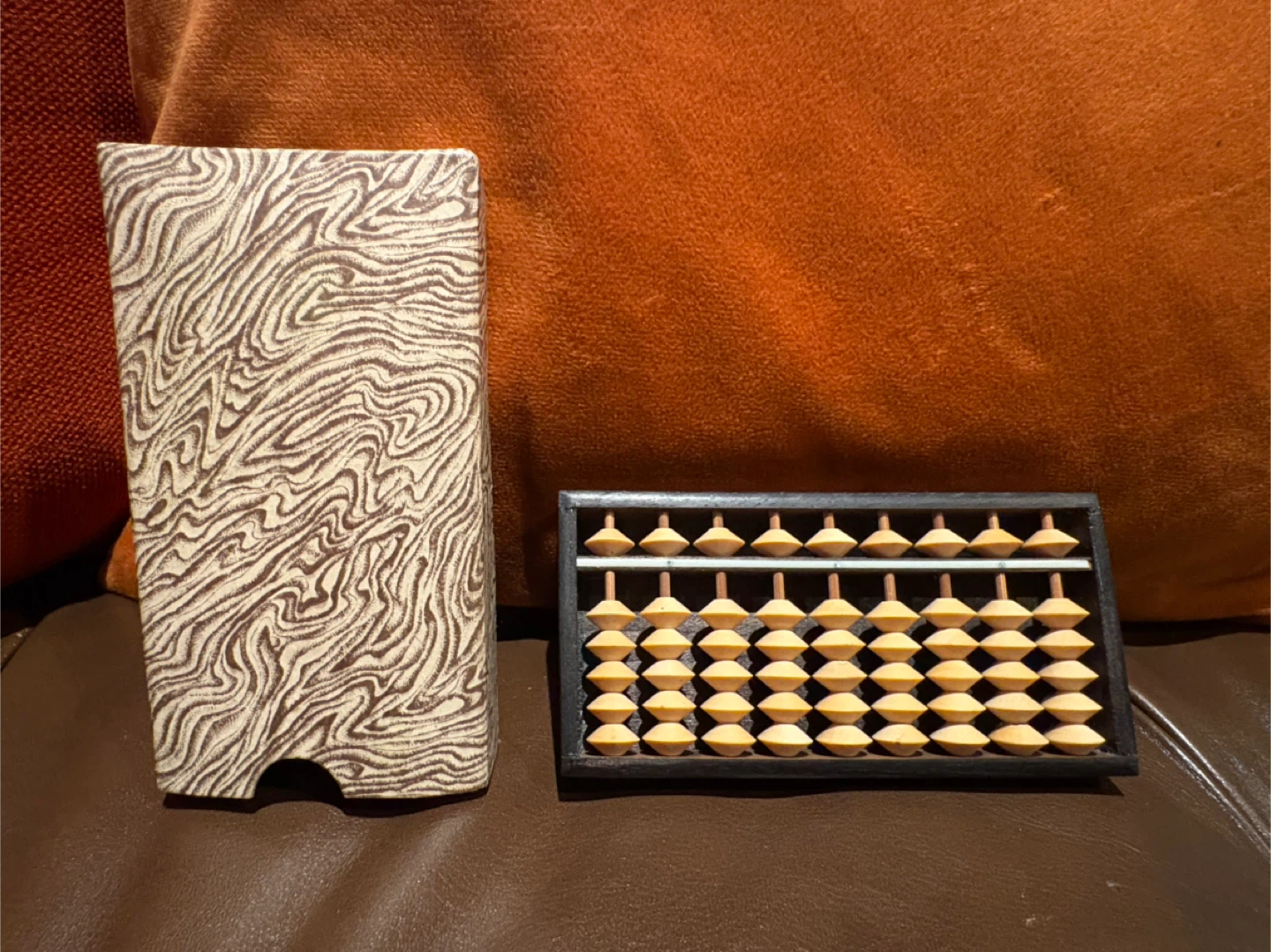 Vintage Soroban Abacus with Box