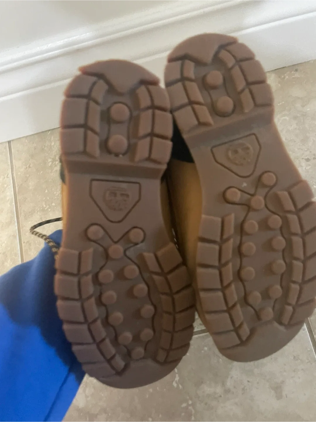 Brown timberland shoes