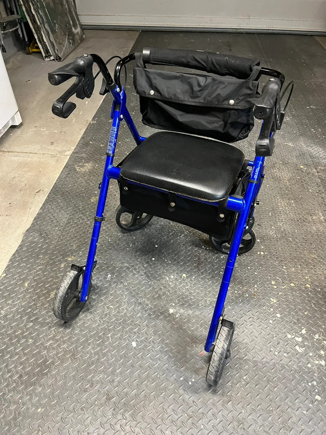 Elite Care Rollator Walker - Blue