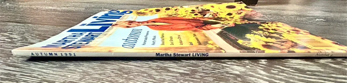 Rare Martha Stewart Living Magazines - 1991 image indicator(3)