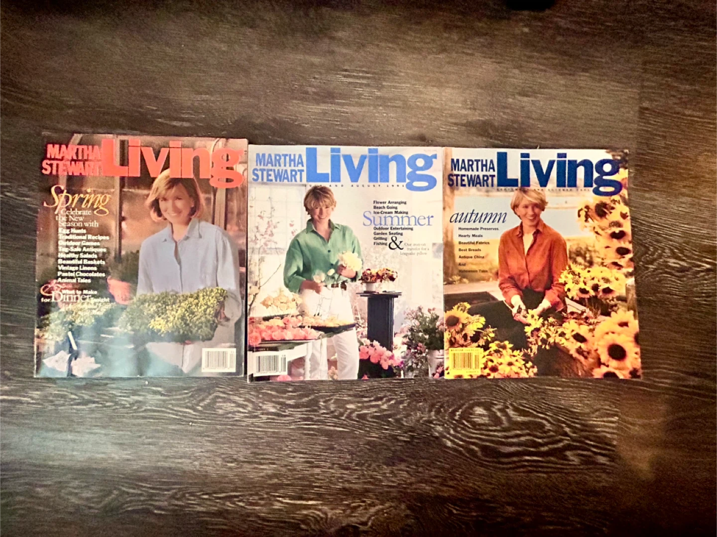 Rare Martha Stewart Living Magazines - 1991