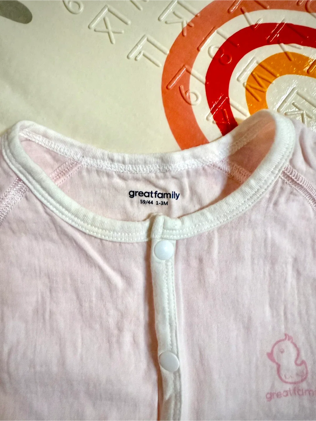 New with Tag! Great Family Baby Bodysuit Set, 1-3M & 6-9M image indicator(2)