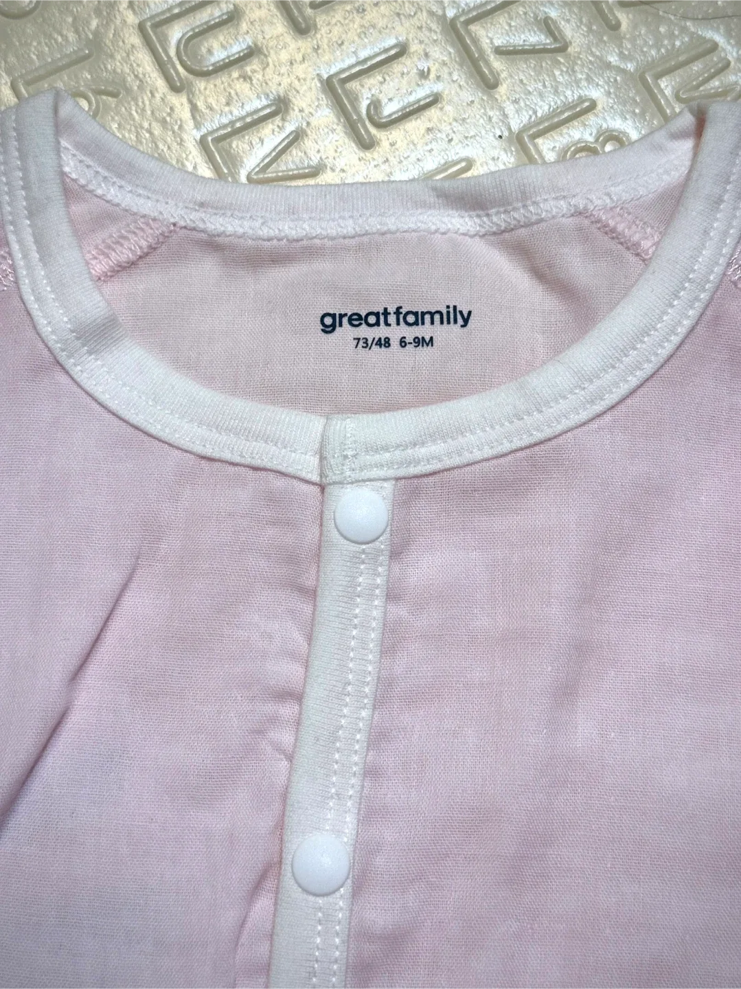 New with Tag! Great Family Baby Bodysuit Set, 1-3M & 6-9M image indicator(3)