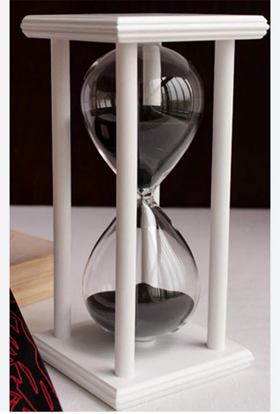Hourglass Sand Timer - White Frame, image indicator(6)