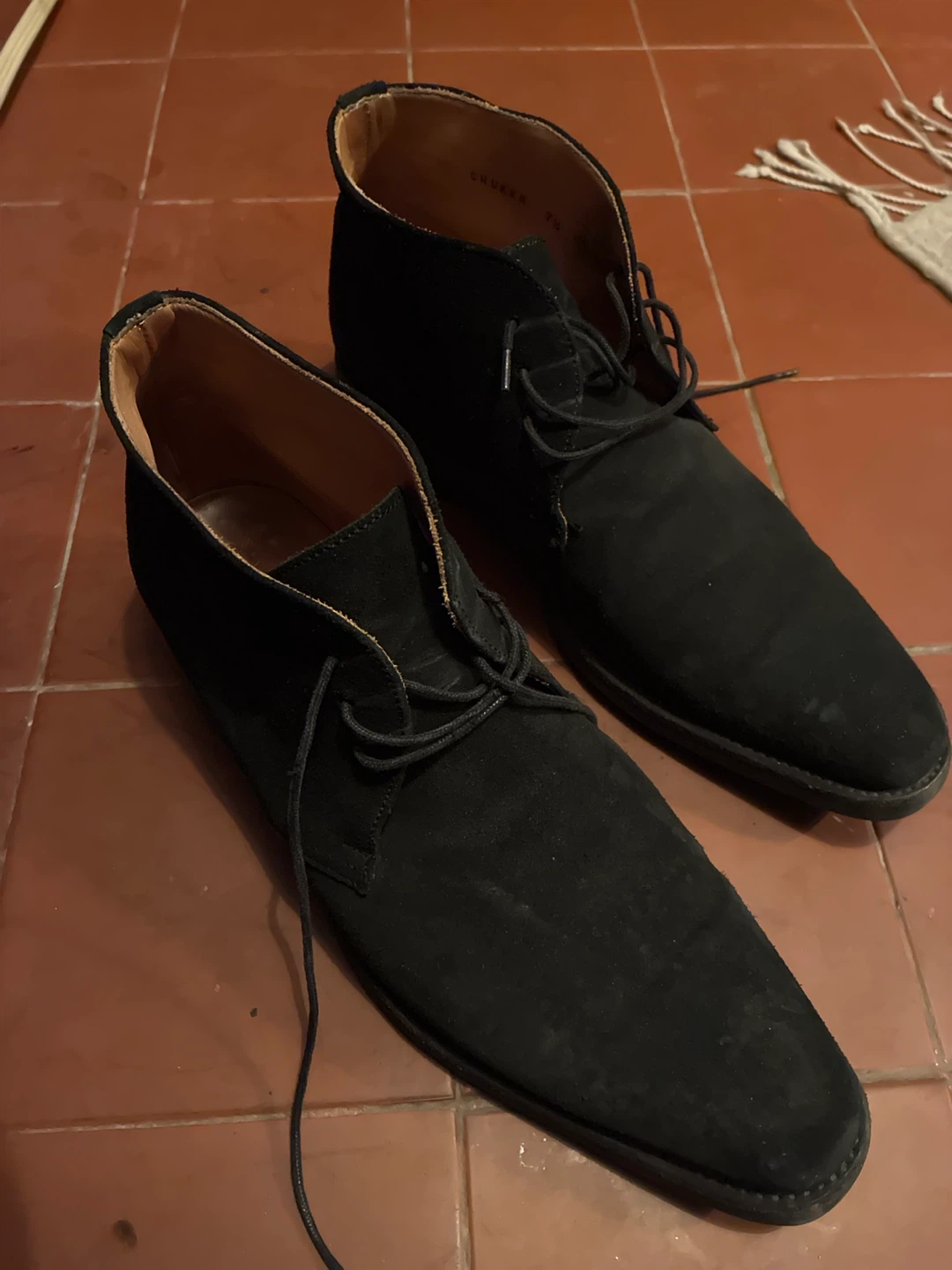 Black Suede Chukka Boots - photo 2