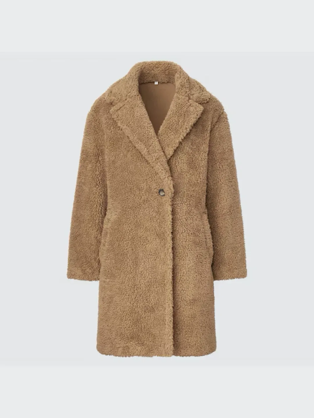 Uniqlo Pile-Lined Fleece Tailored teddy bear Coat XS