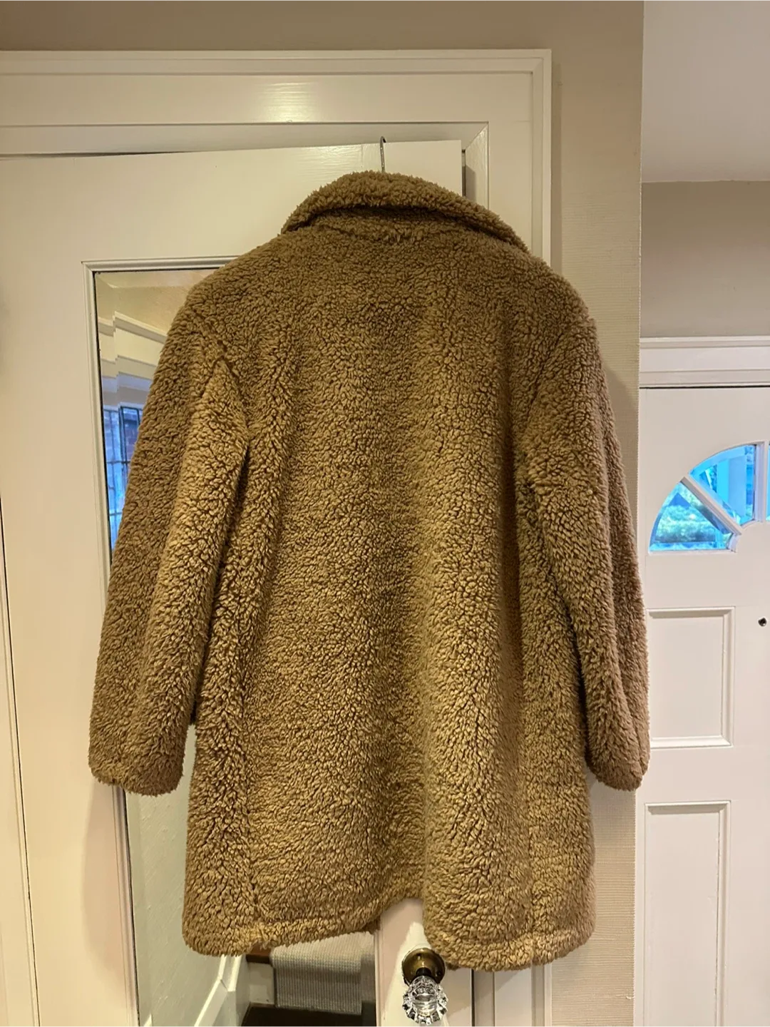 Uniqlo Pile-Lined Fleece Tailored teddy bear Coat XS image indicator(5)