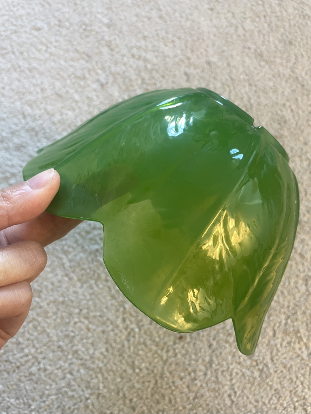 Green Flower Shaped Bowl - photo 4