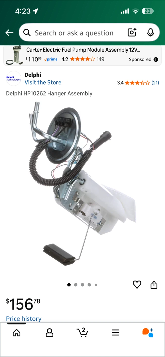 Delphi HP10262-11B1 Fuel Pump Hanger Assembly - photo 3