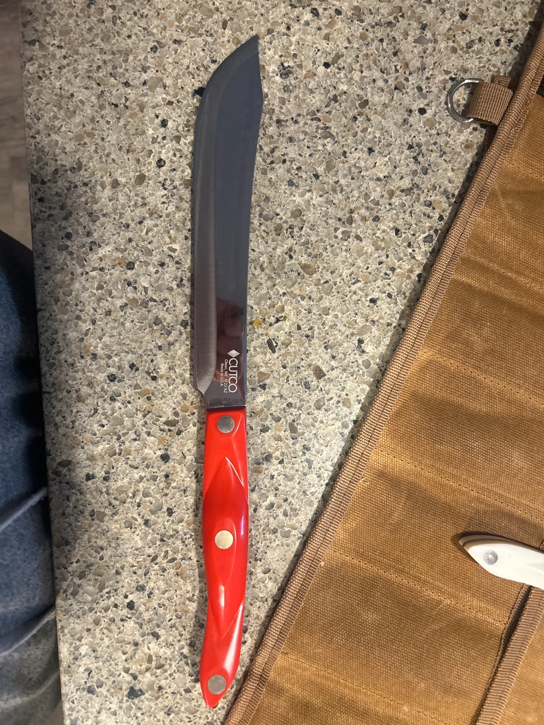 Cutco Forever Guarantee Knife - Red Handle