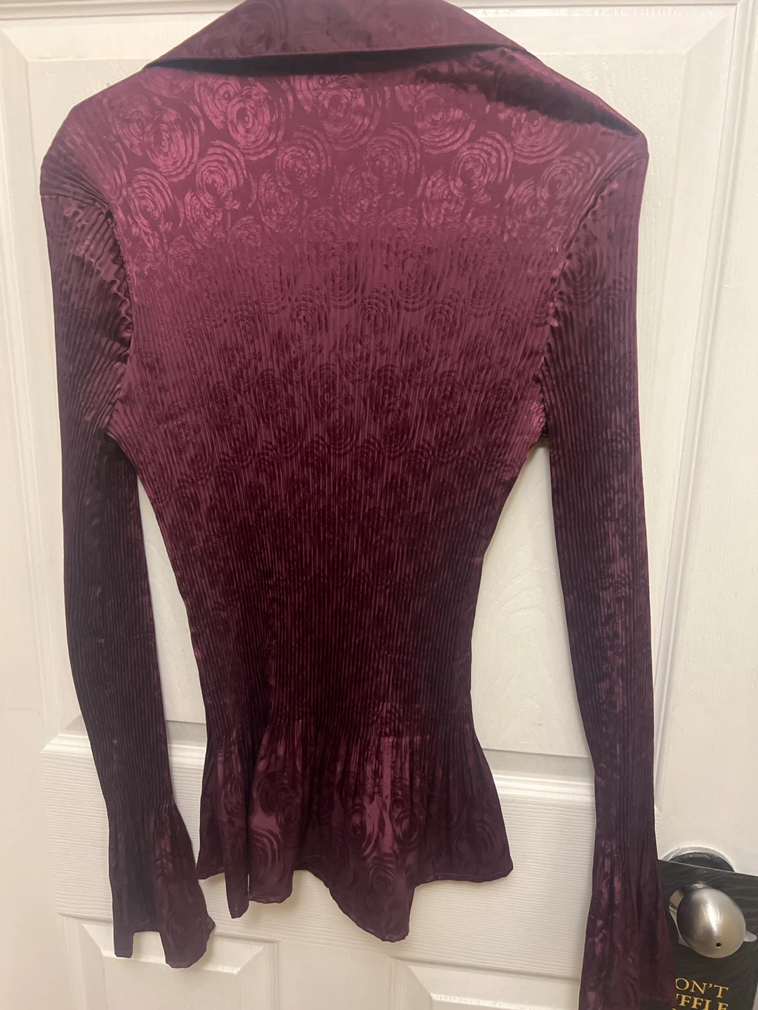 Fred David Stretch Blouse - Size L - photo 4