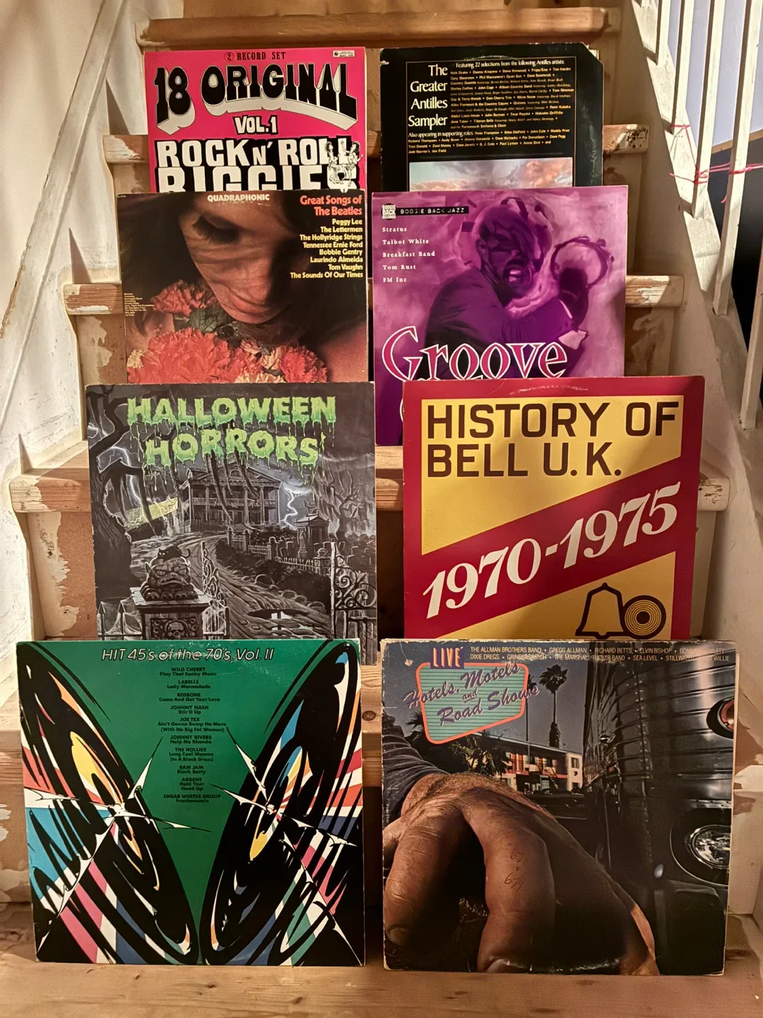 Mixed Vintage Vinyl Records image indicator(2)