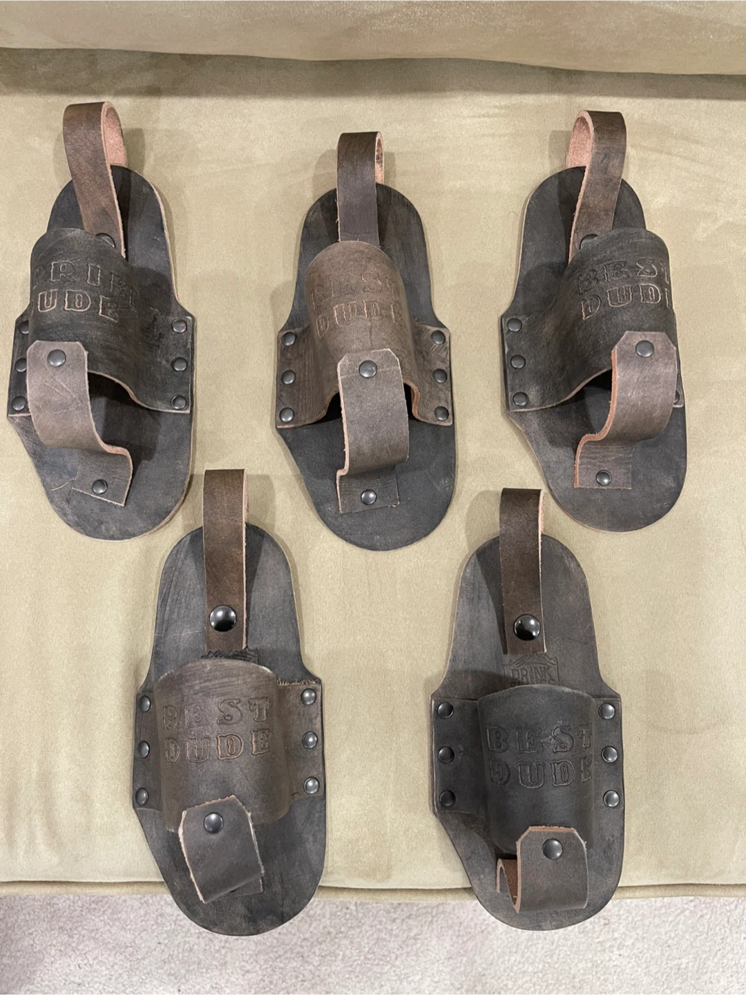 5 Genuine Leather Drink Holsters - photo 5